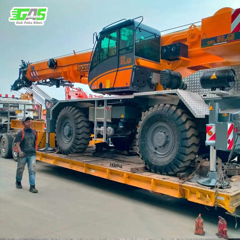 Jasa Kirim Alat Berat via Lowbed - GAS Logistics