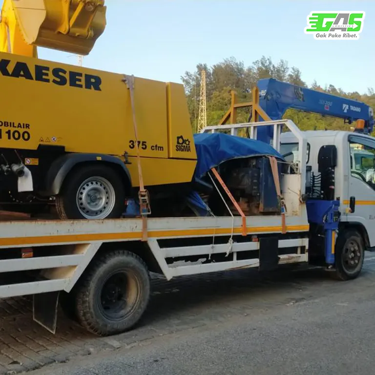 Jasa Kirim Alat Berat via Safe Loader - Gas Logistics