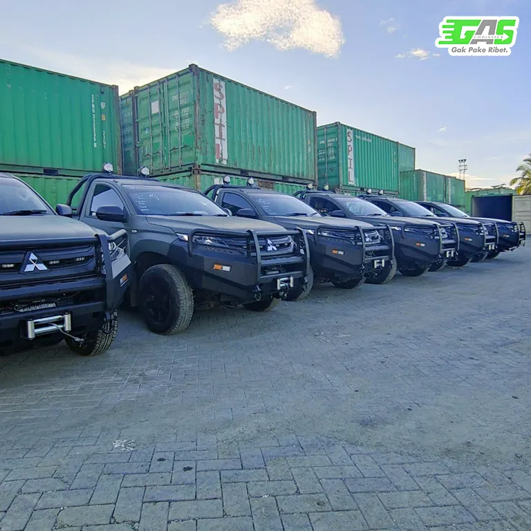 jasa kirim mobil via container gas logistics