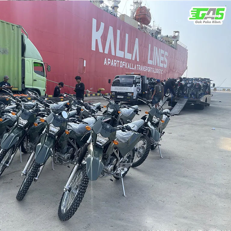 jasa kirim motor via kapal roro - GAS Logistics