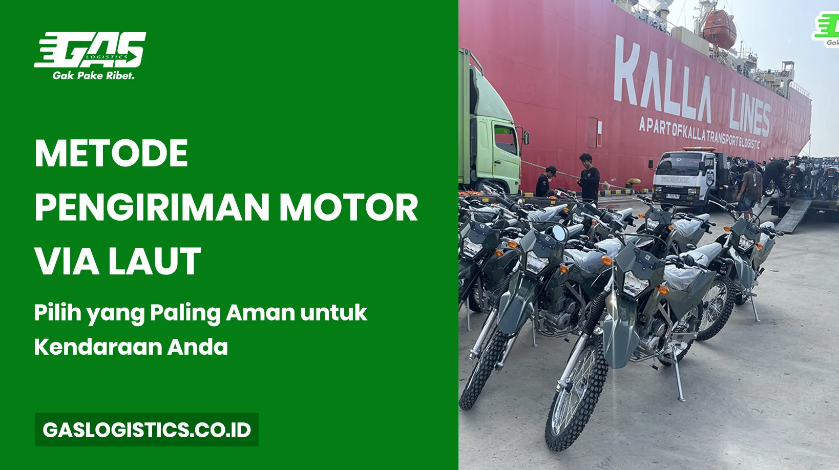 Metode Pengiriman Motor via Laut - Gas Logistics